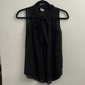 A New Day - Black and gold patterned tank